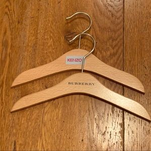 Burberry/Kenzo Baby Wooden Hangers